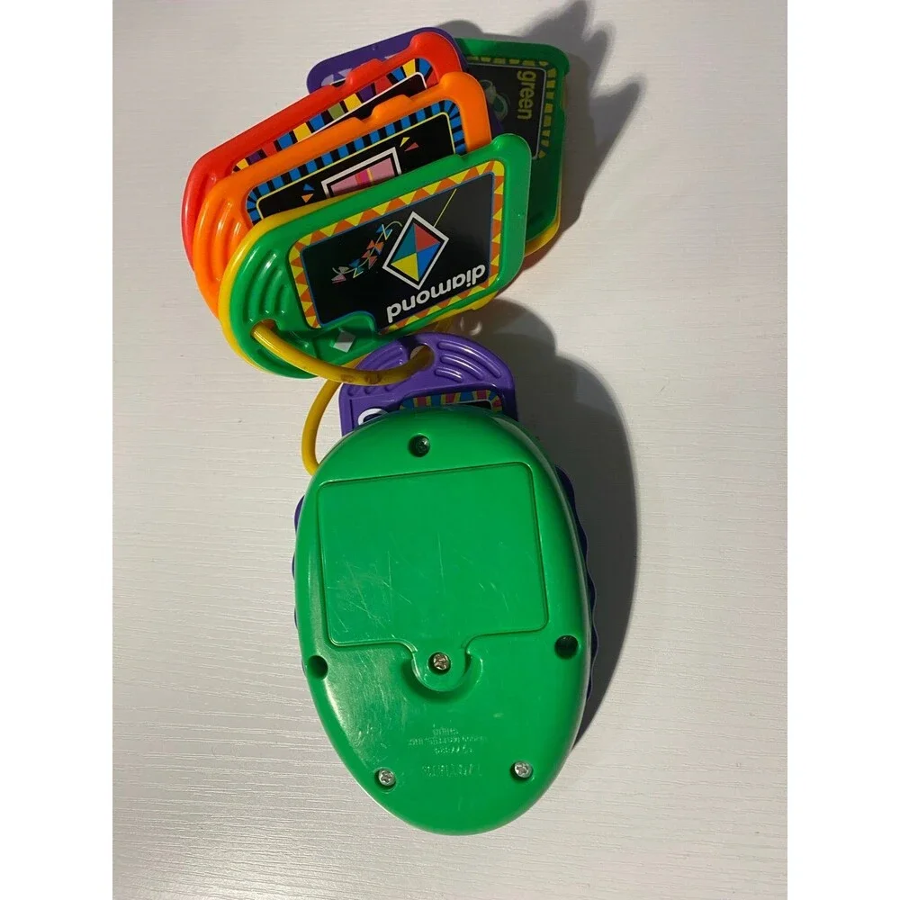 Fisher-Price Learning Sensations Smart Cards Reader Colors Shapes Toy 2001